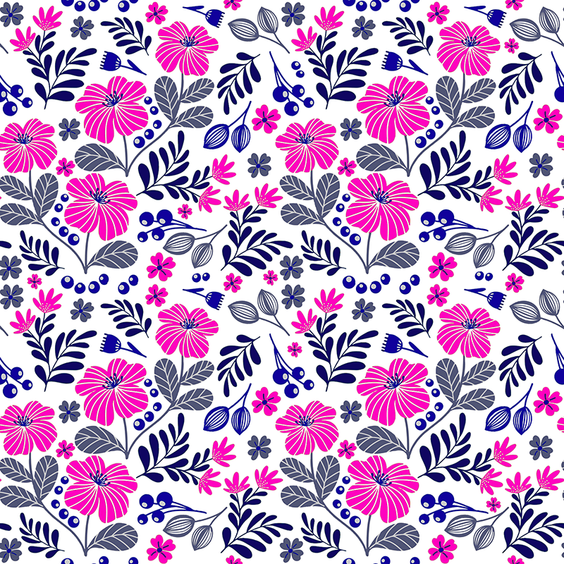 Polymer Clay Transfer Paper MODERN FLORAL 4 Jewellery and Craft