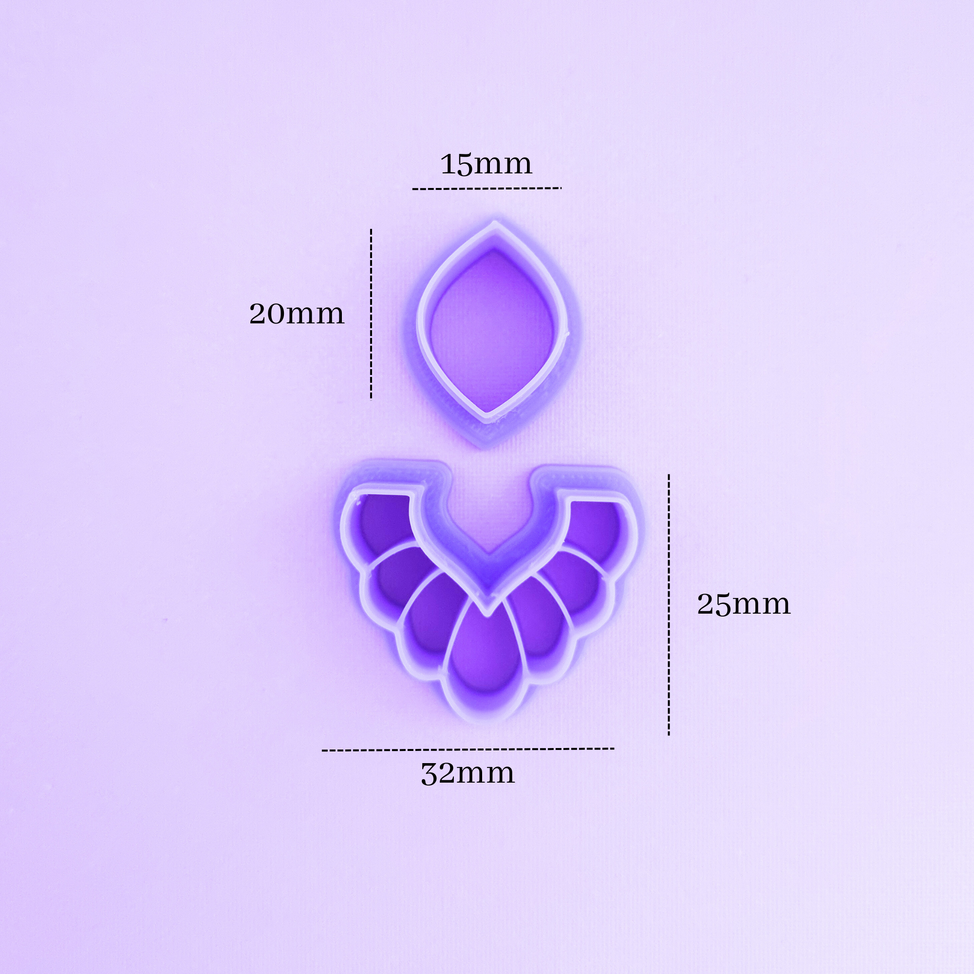 Imprint Frilled Polymer Clay Cutter Set – Jewellery and Craft