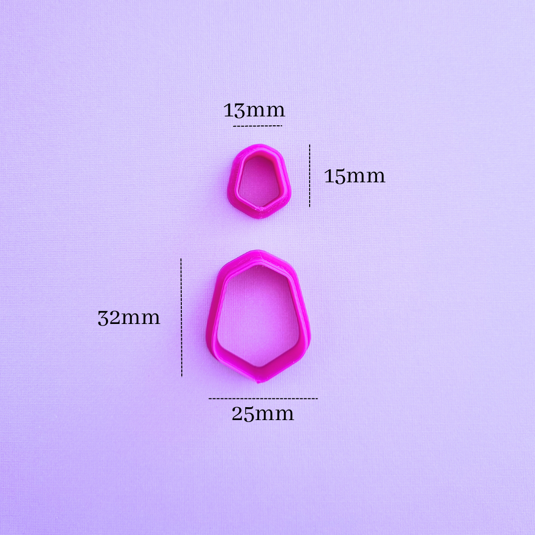 Geometric Polymer Clay Cutter Jewellery and Craft Supplies Australia