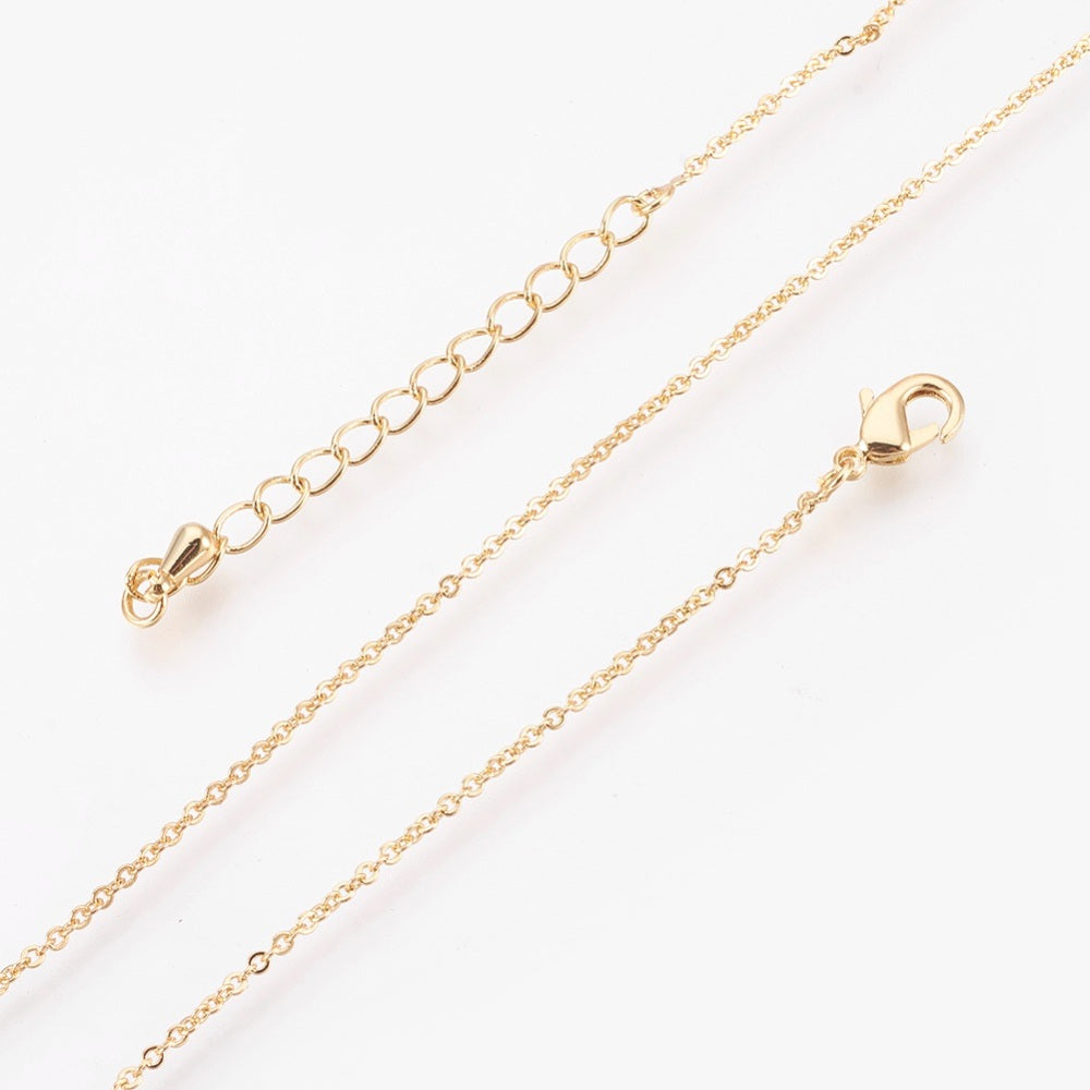 Brass gold deals plated chains